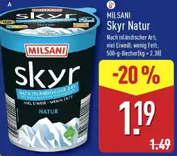 Aldi Nord MILSANI Skyr Natur Angebot