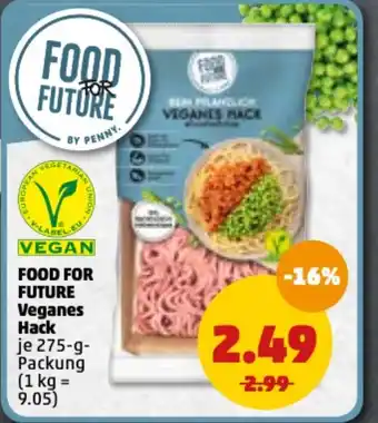 PENNY Vegan Food for future Veganes Hack Angebot