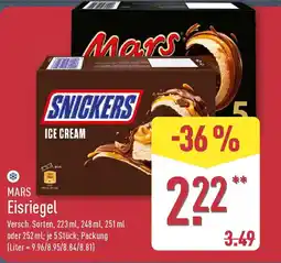 Aldi Nord MARS Eisriegel Angebot