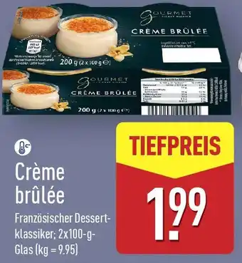 Aldi Nord Creme brülee Angebot