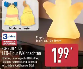 Aldi Nord HOME CREATION LED-Figur Weihnachten Angebot
