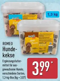 Aldi Nord ROMEO Hunde- kekse Angebot