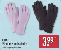 Aldi Nord CRANE Fleece-Handschuhe Angebot