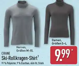 Aldi Nord CRANE Ski-Rollkragen-Shirt Angebot