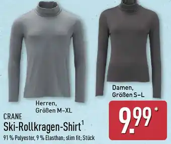 Aldi Nord CRANE Ski-Rollkragen-Shirt Angebot