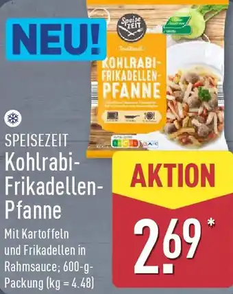 Aldi Nord SPEISEZEIT Kohlrabi- Frikadellen- Pfanne Angebot