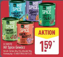Aldi Nord LE GUSTO Hi! Spice Gewürz Angebot
