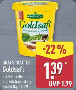 Aldi Nord GRAFSCHAFTER Goldsaft Angebot