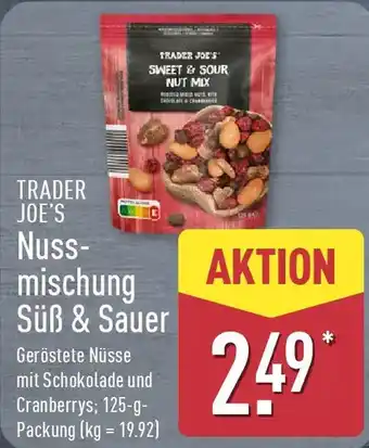 Aldi Nord TRADER JOE'S Nuss- mischung Süß & Sauer Angebot