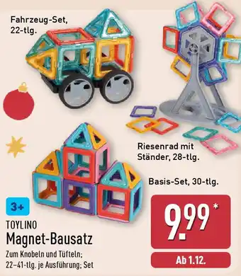 Aldi Nord TOYLINO Magnet-Bausatz Angebot