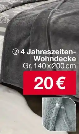 Woolworth 4 Jahreszeiten- Wohndecke Angebot