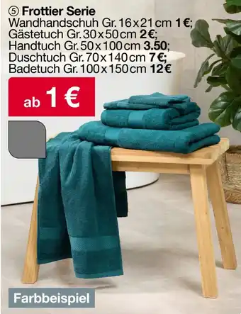 Woolworth Frottier Serie Wandhandschuh Angebot