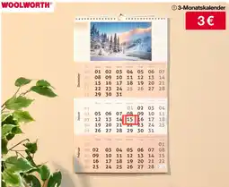Woolworth 3-Monatskalender Angebot
