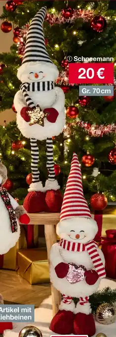 Woolworth Schneemann Angebot