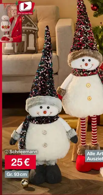 Woolworth Schneemann Angebot