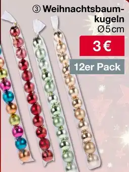 Woolworth Weihnachtsbaum- kugeln Angebot