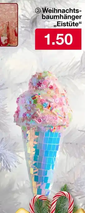 Woolworth Weihnachts- baumhänger ,Eistüte Angebot