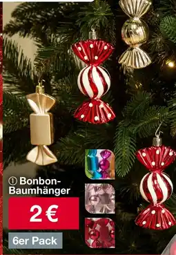 Woolworth Bonbon- Baumhänger 6er Pack Angebot