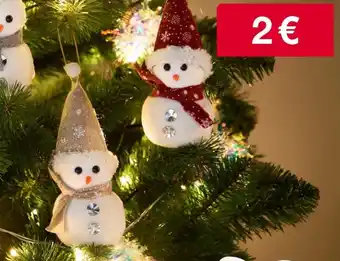 Woolworth Stoff- Schneemann Angebot