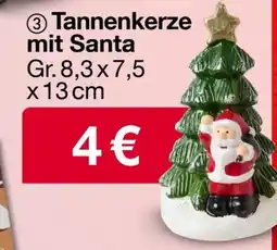 Woolworth Tannenkerze mit Santa Angebot