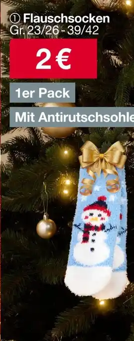 Woolworth Flauschsocken 1er Pack Angebot