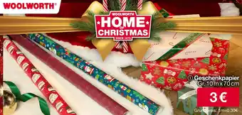Woolworth Geschenkpapier Angebot