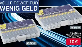 Woolworth Batterien Mignon Alkaline AA oder AAA Angebot