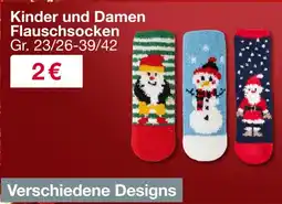 Woolworth Kinder und Damen Flauschsocken Angebot