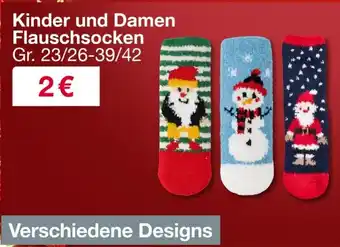 Woolworth Kinder und Damen Flauschsocken Angebot
