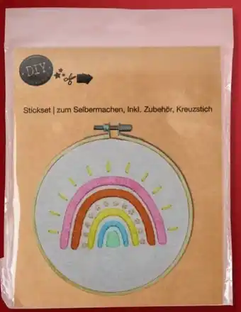 Woolworth Stickset Regenbogen 7-teilig Angebot