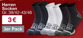Woolworth ROUTE 66 Herren Socken 3er Pack Angebot