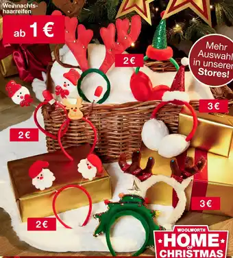 Woolworth Weihnachts- haarreifen Angebot