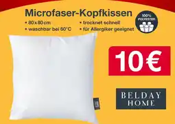 Woolworth BELDAY HOME Microfaser-Kopfkissen Angebot