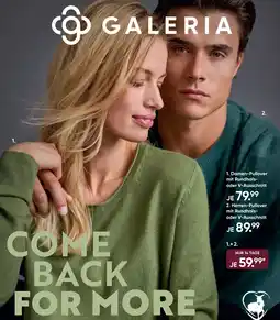 Galeria Herren-Pullover mit Rundhals- oder V-Ausschnitt Angebot