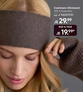 Galeria Cashmere-Stirnband Angebot