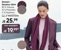 Galeria MANGUUN Damen- Struktur-Shirt Angebot