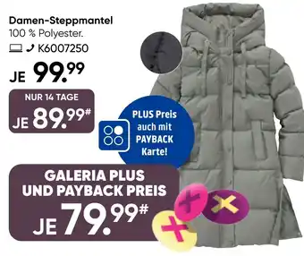 Galeria MANGUUN Damen-Steppmantel Angebot