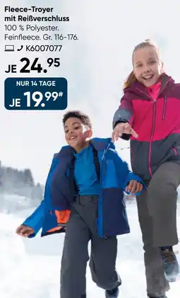 Galeria killtec Fleece-Troyer mit Reißverschluss Angebot