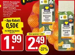 WEZ EDEKA Herzstücke Spanische WWF- Clementinen oder WWF-Orangen Angebot