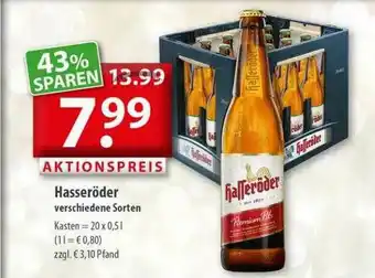 Getränkeland Hasseröder Angebot