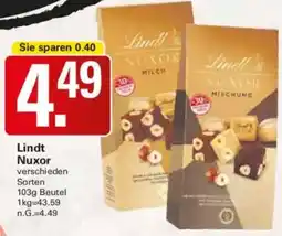 WEZ Lindt Nuxor Angebot