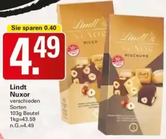 WEZ Lindt Nuxor Angebot