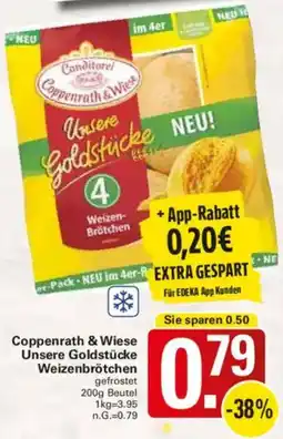 WEZ Coppenrath & Wiese Unsere Goldstücke Weizenbrötchen Angebot