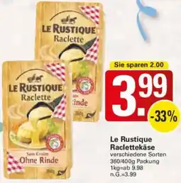 WEZ Le Rustique Raclettekäse Angebot