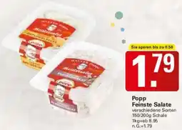 WEZ Popp Feinste Salate Angebot