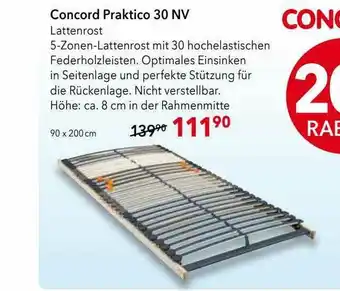Matratzen Concord Concord Praktico 30 Nv Angebot