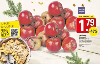 WEZ Deutsche Tafeläpfel Sorte Boskoop Angebot