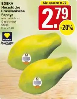 WEZ EDEKA Herzstücke Brasilianische Papaya Angebot
