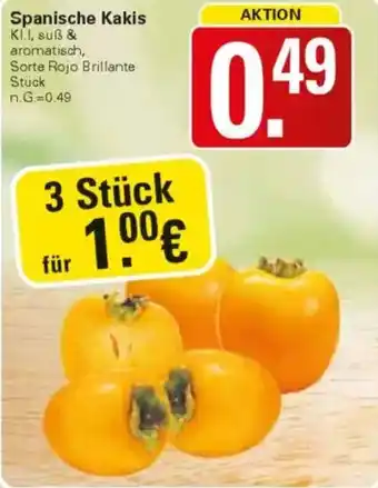 WEZ Spanische Kakis Angebot