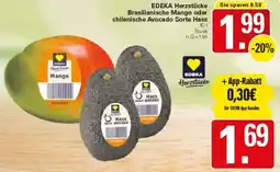 WEZ EDEKA Herzstücke Brasilianische Mango oder chilenische Avocado Sorte Hass Angebot